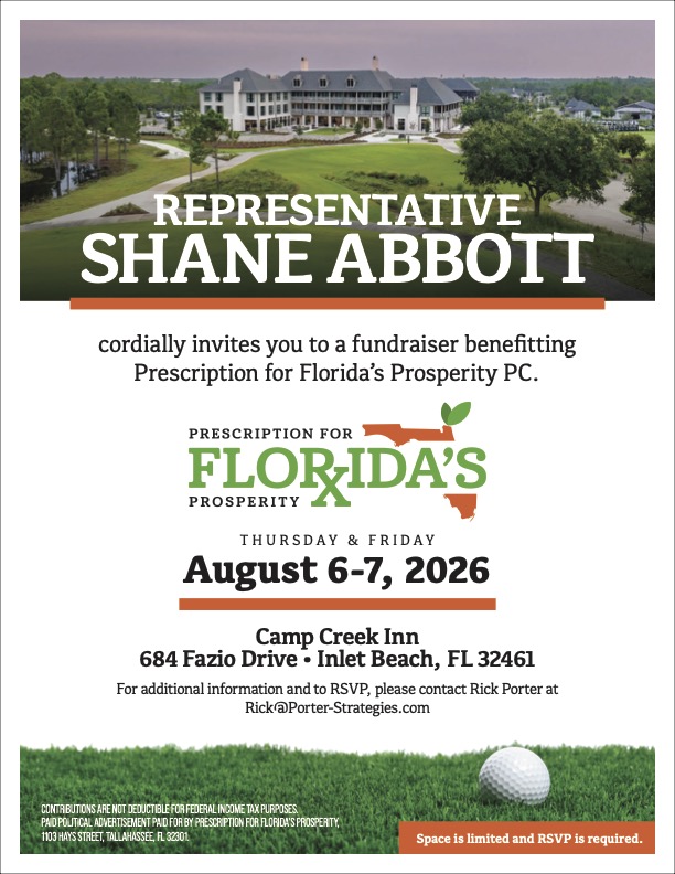 Rep. Shane Abbott Camp Creek Fundraiser invitation